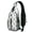 Dark-green, variant on Cute Snowy Owl Pattern Sling Backpack, Lightweight Crossbody Daypack with Big Eyes Cartoon Owl Print, Night Design Anti-theft Travel Bag for Students, Travelers, Outdoor, Gym