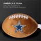 thumbnail image 5 of - Soporte para chupete de fútbol con licencia oficial de la NFL, juguete de felpa suave y soporte para chupete, se adapta a cualquier chupete, accesorio para carriola y cial para recién, 5 of 5