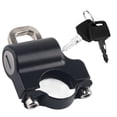thumbnail image 2 of L Porción De Seguridad De Bloqueo De Casco De Motocicleta, Se Ajusta A La Mayoría De Los Manillares De 22 Mm, Material Duradero, Protección De Arañazos, 2 Llaves Incluidas,, 2 of 7