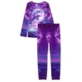 thumbnail image 6 of FOR U DESIGNS Moon Dolphin Pajamas for Women Set Long Pants with Pockets Set of 2 Size 6XL Long Sleeve Nightwear for Women Sleepwear Pjs Comfortable Crewneck Tops, 6 of 6