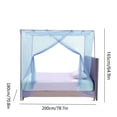 thumbnail image 3 of SLYNSHome Rideau de Lit Princesse, Moustiquaire de Lit, Décoration de Chambre, Rideau de Lit Bleu, 3 of 7