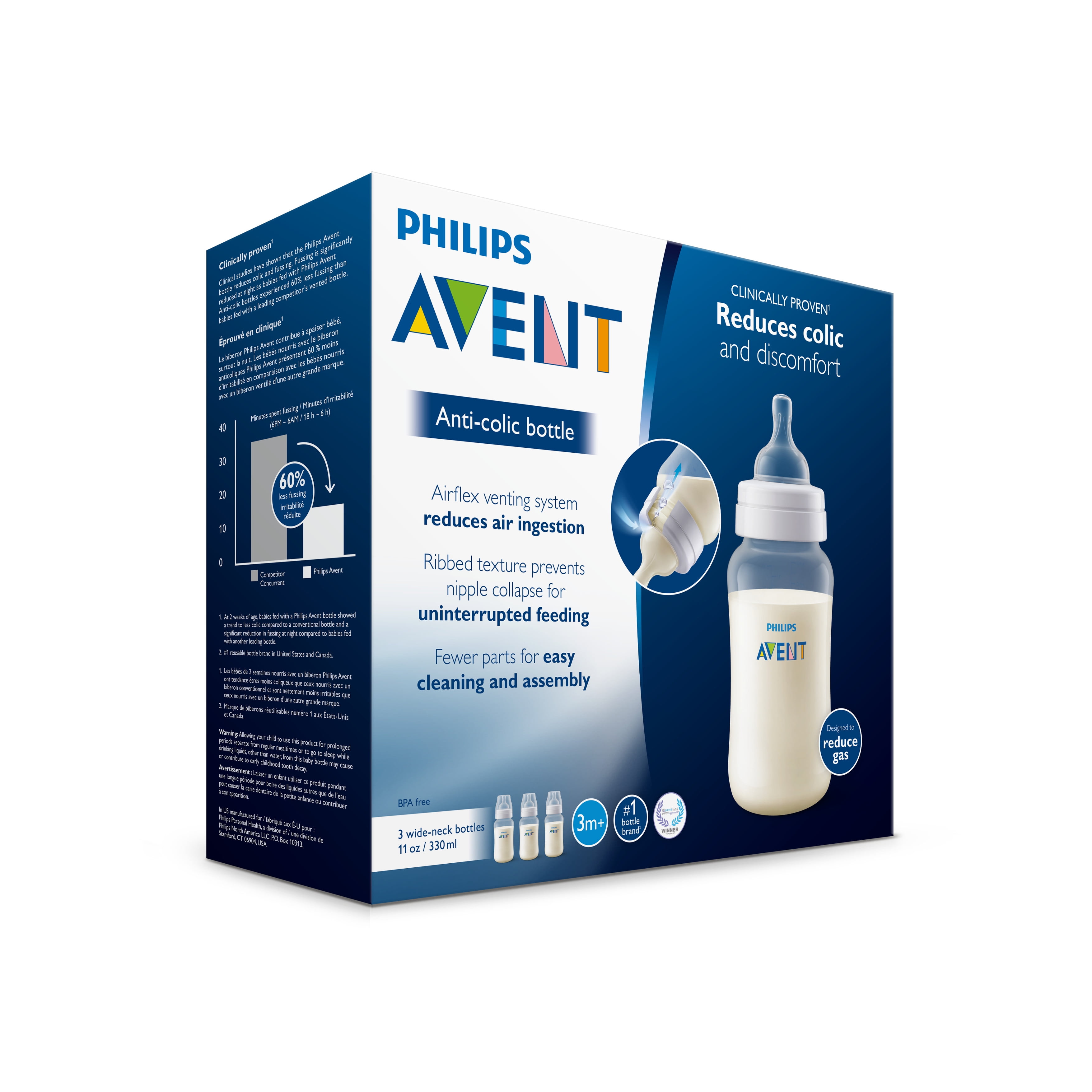 avent anti colic bottles walmart