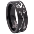 thumbnail image 6 of Deer and Arrows Tungsten Carbide Ring, 6 of 9