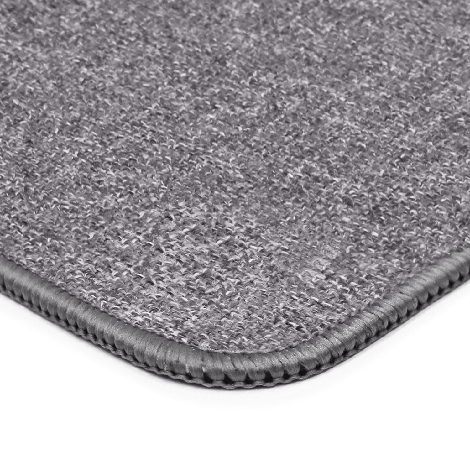 18-inch x 30-inch Wicklow Grey Woven Mat, Low profile floormat.
