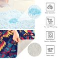 thumbnail image 3 of Yayeee Bath Rug for Bathroom Floor Non Slip Contour Fluffy Soft Absorbent Mat, 20"x24", Geometric Eagle, 3 of 7