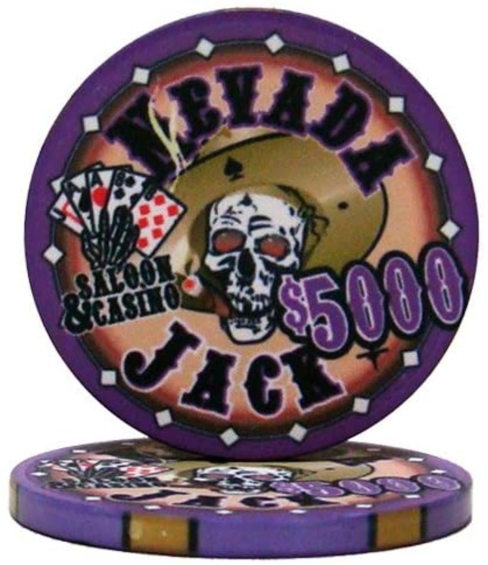 S9 Purple 11.5 g Clay Composite Custom Inlay Ready Poker Chips 25 
