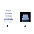 thumbnail image 4 of Boîte de Conservation des Aliments Boîte à Lunch Hermétique Boîte de Rangement des Aliments Récipient de Stockage des Aliments Récipient en Plastique Récipient de Stockage des Fruits Intérieur Extérieur Bureau Réfrigérateur, 4 of 7