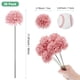 thumbnail image 3 of Uxcell Flores de Bola de Crisantemo Artificial, Ramos de Seda de Hortensia Falsos para el Hogar/Boda Rosa Oscuro 30 Pack, 3 of 7