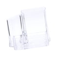 thumbnail image 4 of Portabolígrafos transparente Organizador de contenedores de negocios Caja de almacenamiento de escritorio de plástico Suministros de oficina, 4 of 5