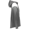 thumbnail image 5 of Holloway Sportswear S Limitless 1/4 Zip Hoodie Carbon/White 222584, 5 of 5