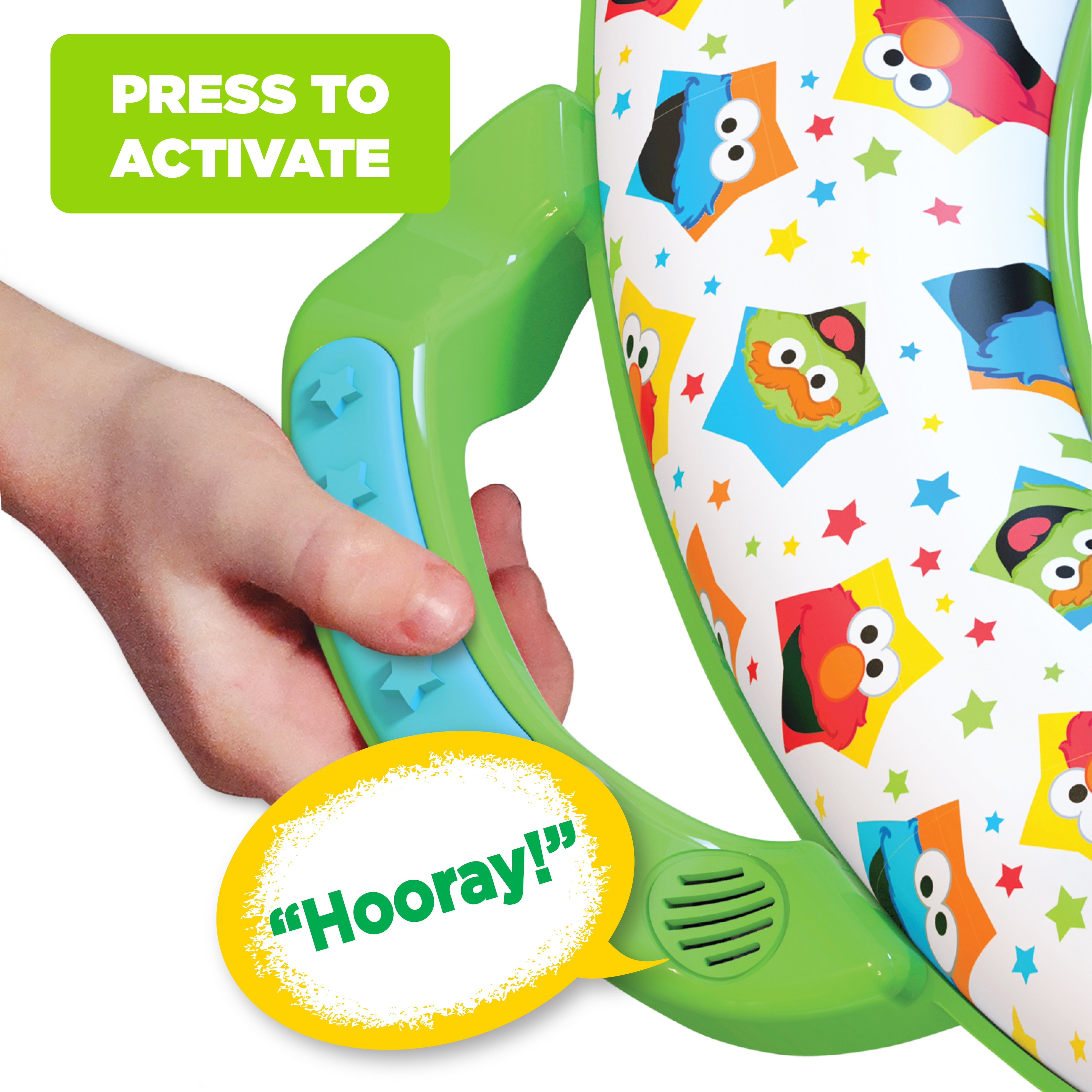Sesame Street "Oh Yeah!" Deluxe Potty Seat with Sound, Unisex Potty Training Seat