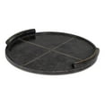 thumbnail image 5 of Regina Andrew 20-1610BLK Forte 18" Wide Leather Tray Round - Black, 5 of 5