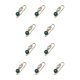 thumbnail image 3 of Minnieouse Perla simulada Rhinestone Broche Perlas Pin Joyería Accesorio de moda Ropa Ornamento Hebilla Bufanda Vestido Verde Verde 10piezas, 3 of 6