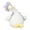 Purple, variant on Flower Duck Plush Toy Cute Floral Hats Backpacks Soft Fat Body Bright Eyes Duck Stuffed Animal Toy for Children Adults
