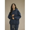 thumbnail image 4 of Oversized Hoodie Sweatshirts for Women Couples Heavyweight Hoodies Warm Sweaters Pullover, 4 of 6