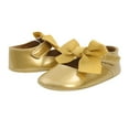thumbnail image 4 of Baby Girl Princess Flats Ribbon Bow Decor Non-Slip Soft Sole Shoes Princess Fashion, 4 of 8
