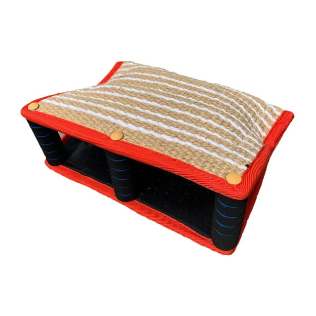 Almencla Dog Bite Pillow Bite Training Interactive Toy for Huskies Labradors Bulldogs red
