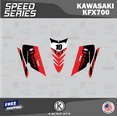 thumbnail image 2 of Kalair GFX Graphics Kit for Kawasaki ATV KFX 700 (2004-2009) Speed Series, 2 of 5