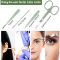 thumbnail image 3 of HEYMKGO 12-Piece Nail Cutter Set, Stainless Steel Manicure Beauty Tools Pedicure Kit with Travel Bag & Nail Clippers, Green, 3 of 7