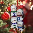 thumbnail image 4 of XWSHYW Adornos Colgantes Decoración Navideña Colgante de Muñeco de Nieve Navideño Pintado Tridimensional Resina Decorativa Colgante, 4 of 6