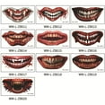 thumbnail image 3 of Halloween Temporary Clown Scary Mouth Sticker For Party Props Cosplay Costume Makeup Props, 3 of 9