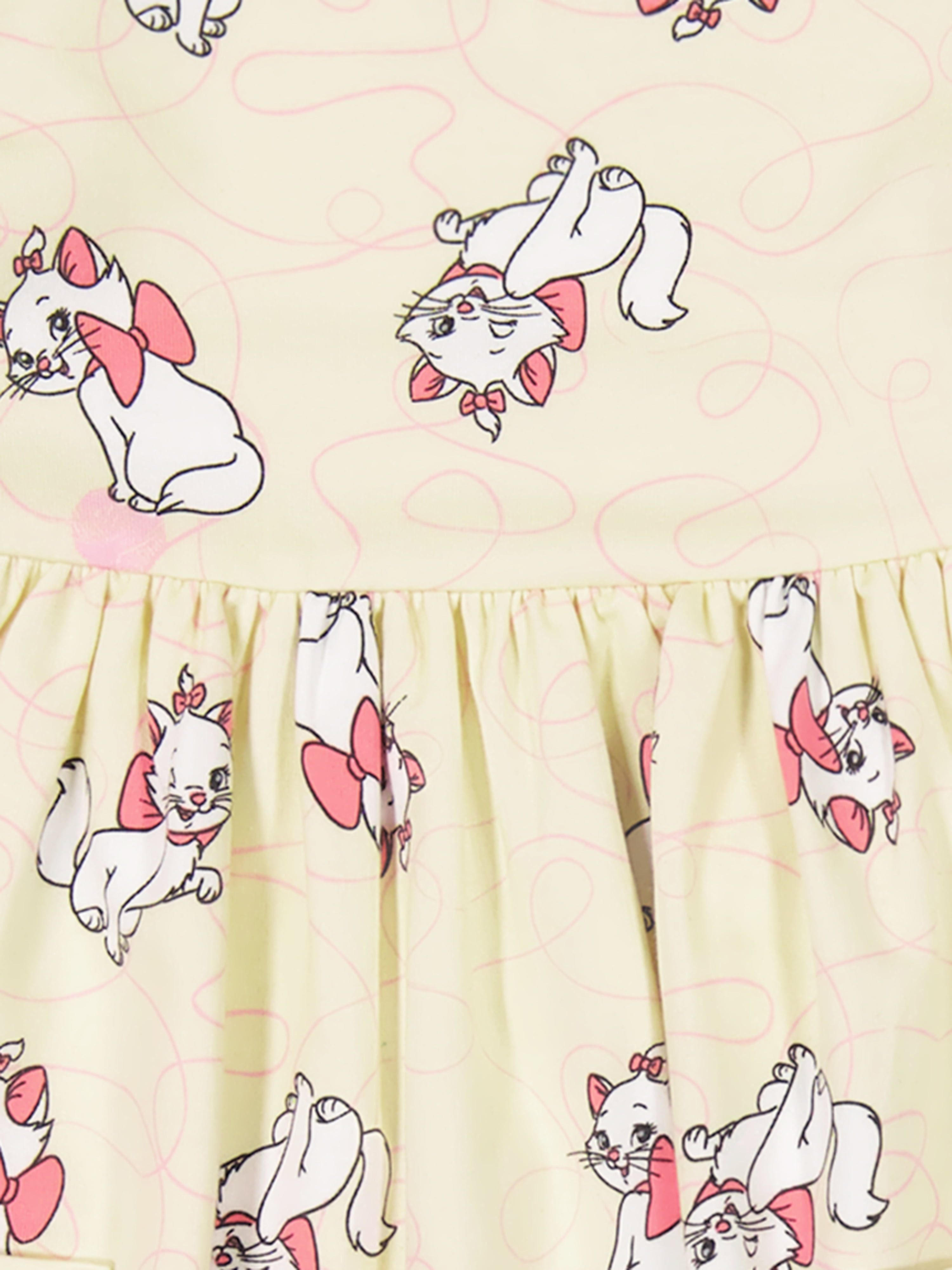 Marie Aristocats Baby Girl Viscose French Terry Dress and Panty Set, Sizes 0-24 Months