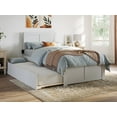 thumbnail image 3 of AFI Canyon White Farmhouse Solid Wood Platform Bed with Footboard & Twin Trundle, Twin, 3 of 13