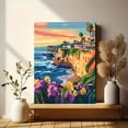 thumbnail image 6 of Coastal Sunset Ocean View Canvas Print/Wall Art， Perfect for Living Room， Bedroom， Bathroom， Office， and Hotel Decoration., 6 of 8