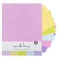 thumbnail image 5 of Cardstock 8.5 x 11 Paper Pack - Assorted Colored Scrapbook Paper 65lb - Double Sided Card Stock for Crafts, Embossing, Cardmaking - 50 Sheets, Solid Core, Pastel, 5 of 7