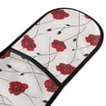 thumbnail image 2 of Dailycode Double Sided Oven Mitt with Loop Heat Resistant Kitchen Long Potholders 7" x 35" Poppies Flower, 2 of 6