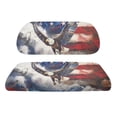 thumbnail image 2 of Aplkyhs Club Car Seat Covers Eagle American Flag Print Washable Golf Cart Front Seat Cushion Set Club Car Precedent Seat Covers Golf Cart Blanket Golf Cart Accessories, 2 of 7
