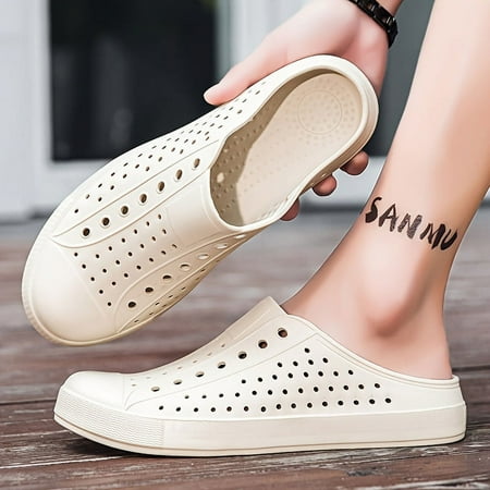 

Men s Lightweight Out Comfy Clogs Non-Slip Garden Shoes Summer