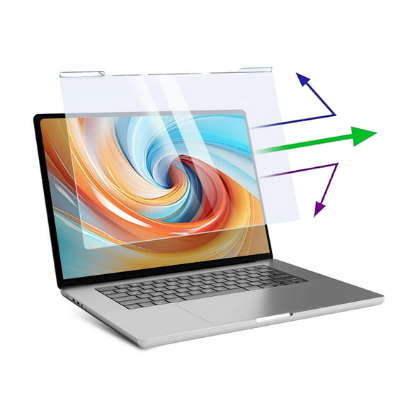 17.3 inch Anti Blue Light Laptop Screen Protector, Hanging Monitor Blue Light Filter for Widescreen Laptop, Anti Scratch Acrylic Panel, PC Anti-UV Eye Protect Filter Film Anti Glare Cover