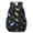 Dinosaur and Star-1, variant on Dinosaur and Rainbow Black Pattern 17" School Backpacks for Teens,Waterproof Oxford Fabric,S-Shape Padded Straps for School,Travel,Hiking,Camping