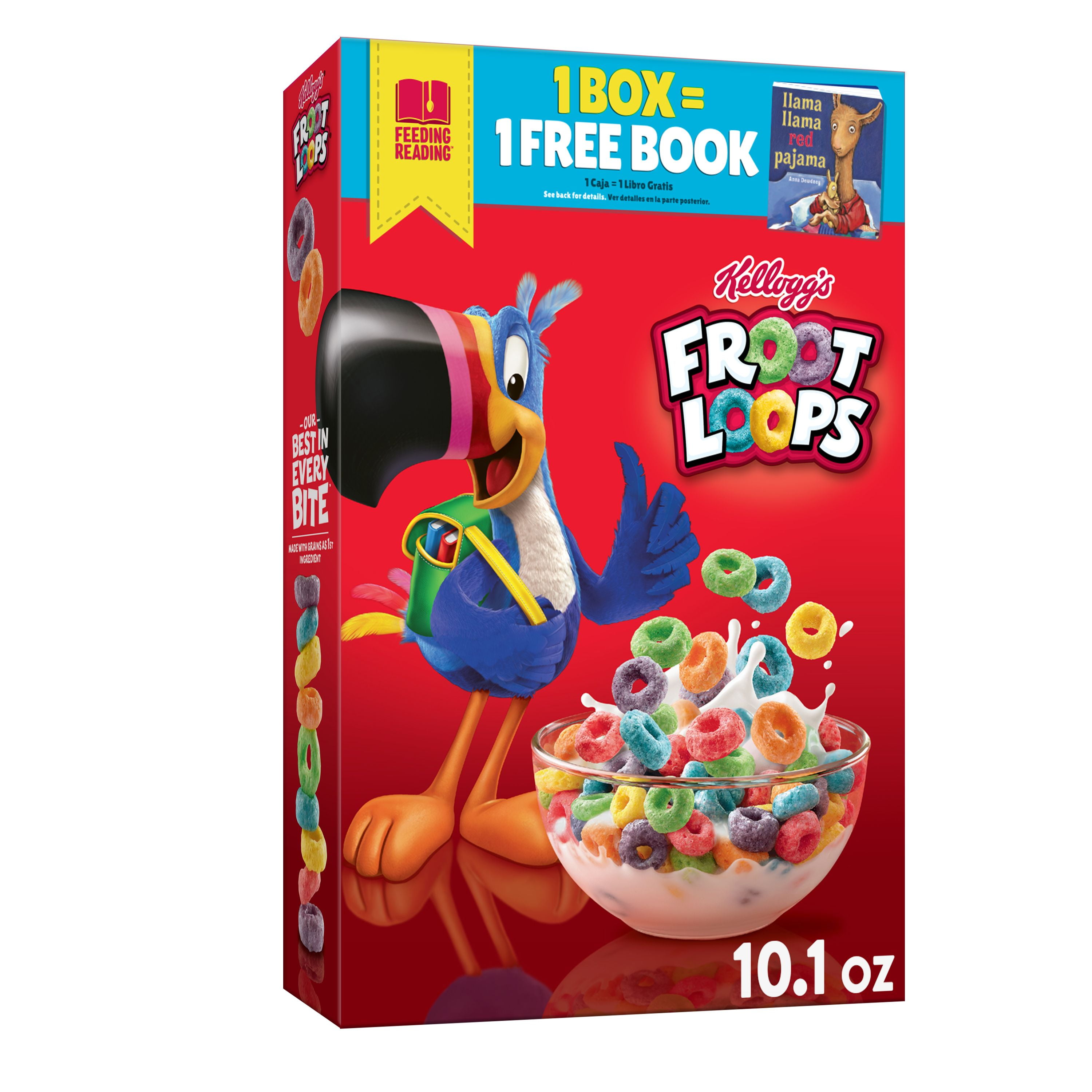 Kellogg's Froot Loops Breakfast Cereal, Fruit Flavored, Breakfast