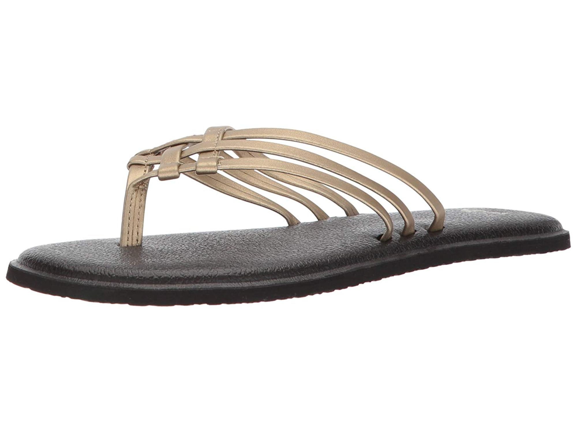 sanuk yoga salty flip flop
