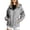 Gray, variant on Women's Mountain Hiking Jacket,Water Resistant Windproof Camping Running Trekking Coat with Pocket,Army Green Women's S-XXXL