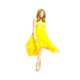thumbnail image 1 of Figuras femeninas de resina pintadas a mano CUTICAT 1:64 para Diorama 1/64 Jardines de hadas DIY proyectos Modelos S amarillo, 1 of 8