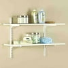 ClosetMaid 2pc Single Slot Shelf Kit, White 818100