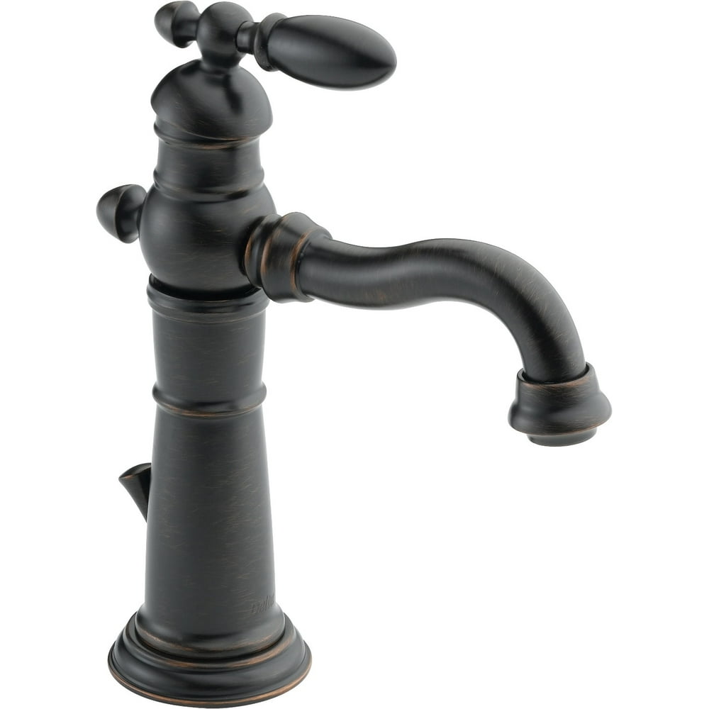 Delta Victorian Single Handle Bathroom Faucet in Bronze 555LF