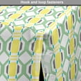 thumbnail image 4 of Geometric Dog Crate Cover, Modernistic Continuous Pattern with Pastel Tone Octagons and Squares, Easy to Use Pet Kennel Cover Small Dogs Puppies Kittens, 7 Sizes, Yellow and Pale Green, by Ambesonne, 4 of 6