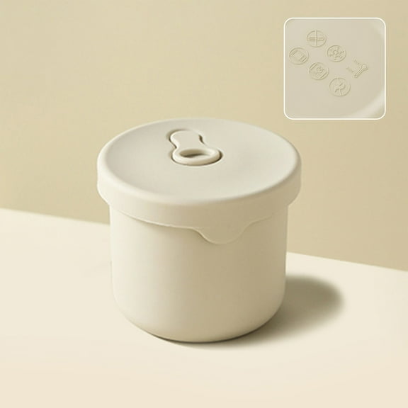 Gosuguu Silicone Lunch Box, Microwave Heating Bowl and Refrigerator Fresh Keeping Box, Food Grade Bento Box, Portable Meal Prep Container