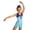 0##Blue1374, variant on Girls Athletic Ballet Dance Leotard Stretch Workout Gymnastics Bodysuit, Size 3-12