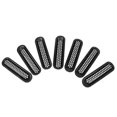 thumbnail image 3 of 7pcs ABS Exterior Front Grilles Mesh Grill Fit For Jeep Wrangler 2007-2018 Black, 3 of 4