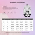 thumbnail image 7 of Alvivi Women's Shiny Astronaut Costume Bodysuit Fancy Dress Shorts Jumpsuit Blue 3XL, 7 of 7