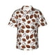 thumbnail image 1 of Fotbe Football Camisa Hawaiana para Hombre Unisex – Camisa Casual de Verano con Botones de Manga Corta de Algodón y Lino,3X-Large, 1 of 7