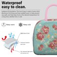 thumbnail image 3 of Lunch Bag Lunch Box for Women Reusable Insulated Lunch Cooler Bags,Large Capacity for Work Travel Picnic,Water-Resistant Pioneer Colorful Floral Lunch Tote Bag Gifts for Woman Mom Pink, 3 of 6