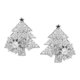thumbnail image 4 of Pendientes navideños para mujer, decoración de gota, manualidades decorativas, pendientes navideños Plata, 4 of 9