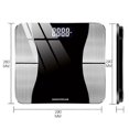 thumbnail image 3 of SONGYING SY06 Smart Body Fat Scale Home Body Weight Scale, Size: Charging Version (290x260mm) (Clouds White), 3 of 5