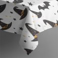 thumbnail image 3 of Halloween Witch Hats and Bats Rectangle Tablecloth 60"x120",Waterproof Polyester Rectangle Table Cloth, Wipeable Spillproof Polyester Tablecloth for Dining, Camping, Indoor and Outdoor, 3 of 6